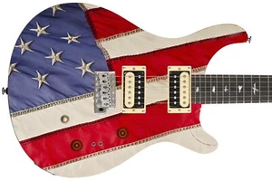 Guitar Skin Axe Wrap Re-skin Vinyl USA Patriot Flag Freedom Right Electric 950 - Picture 1 of 13