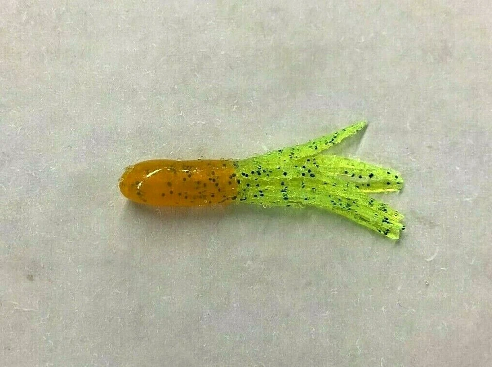 Paquete de 50 tubos de mierda sumergidos de 1,5" (¡elige entre 55 colores!) Plantilla de señuelos de pesca EE. UU. Foto 1 de 1