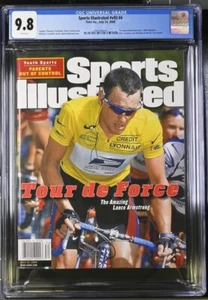 Lance Armstrong DEPORTES ILUSTRADO Primera Cubierta FC 7/24/2000 Periódico CGC 9.8 - Imagen 1 de 2