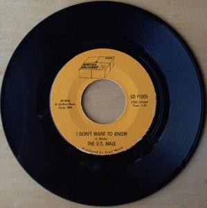 Scarce The U.S. Male - The Girl Who Made Me Cry & I Don't Want To Know - 1967 ? - Picture 1 of 2