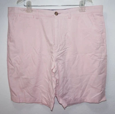 Pantalones cortos chinos Merona rosa claro para hombre talla 38 x 10 Foto 1 de 3