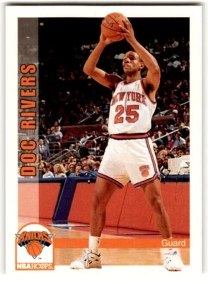 1992-93 Hoops Doc Rivers #437 New York Knicks - Image 1 of 2