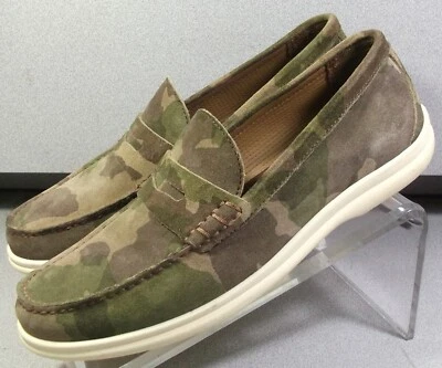 245738 MS50 MARLOWE SAPATO MASCULINO 9 M TAUPE NUBUCK MOCASSIM POR JOHNSTON & MURPHY - Imagem 1 de 4