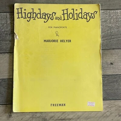 Highdays & Holidays For Piano Sheet Music  - Image 1 of 4