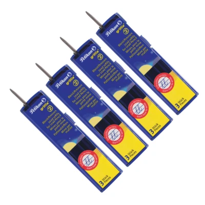 4x Pelikan Griffix Bleistiftminen HB, 2 mm in Kunststoffbox 3er Box - Bild 1 von 4