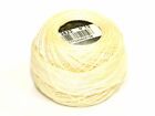 DMC Size 12 Cotton Perle Thread 120m 3823 Yellow - per 10 gram ball
