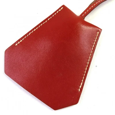 GreatHERMES Margiela Cuero Clochette Collar Colgante Accesorio Marrón Mujer Foto 1 de 4