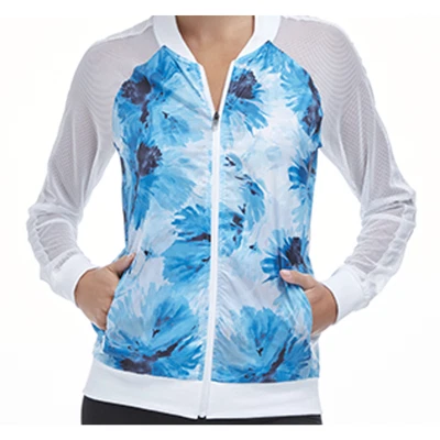 FABLETICS Jacket Atlanta Mesh Sleeve Athletic Lightweight Windbreaker Women's L - Image 1 of 4
