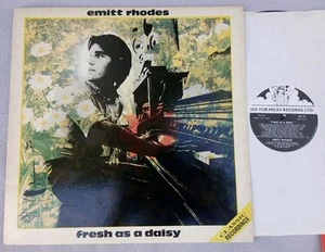 EMITT RHODES FRESH AS A DAISY 1986 UK See For Miles VINYL LP Rock Pop 1970s - Picture 1 of 2