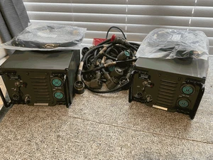 DUAL Harris RF-5051-PS001 Power Supply w AC Power kits & multiple radio cables - Zdjęcie 1 z 17