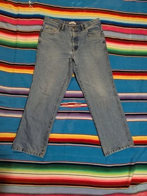 Vintage Pierre Cardin Baggy Jeans 34x30 90s Vintage Wide Leg Designer Jeans  - Image 1 of 4