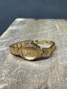 Women’s Bulova Accutron N6 1976 Gold Tone Watch Quartz Working - Picture 1 of 6