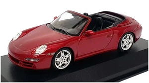 Maxichamps 1/43 Scale 940 063031 - Porsche 911 Carrera S Cabrio - Met Red - Picture 1 of 5