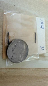 1958-D Jefferson Nickel Stempelglanz - Bild 1 von 1
