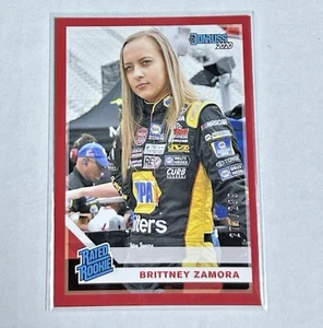 Panini Donruss Racing NASCAR 2020 Brittany Zamora clasificación RC novato rojo/199 - Imagen 1 de 2