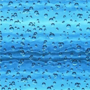 Enchanted Waters Water Drops Blue 100% Cotton Fabric by The Yard - Picture 1 of 1