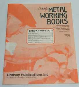 LINDSAY'S Metal Working Books Catalog #83 Supplement - Good condition. - Picture 1 of 4