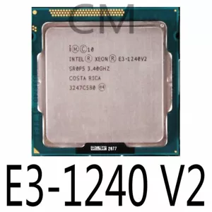 Intel Xeon E3-1240 V2 3.40GHz 8M Quad-Core SR0P5 Socket 1155 CPU Processor - Picture 1 of 1