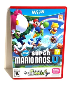 New Super Mario Bros. U + New Super Luigi U/Wii U - Case & Inserts Only/No Game - Picture 1 of 2