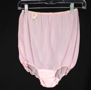 Neu K-10 Apparel hellrosa Nylon hohe Taille durchsichtig Slip Höschen Größe 8 - Bild 1 von 6