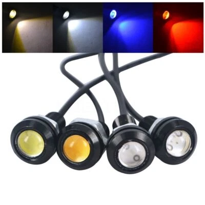 LED Eagle Eye Daytime Running DRL 12V 10W Car Motorcycle Tail Light Lamp 16mm - Image 1 of 4