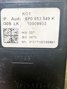 AUDI A3 8P 2005-2012 STEERING CONTROL MODULE 8P0953549K - Picture 1 of 4