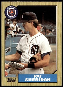 Pat Sheridan Detroit Tigers  1987 Topps Tiffany #234