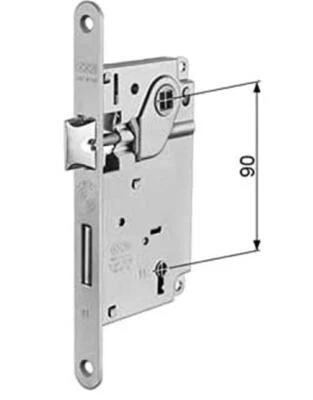 SERRATURA PATENT ENTRATA 50 DISTANZA 90 BORDO TONDO AGB TIPO GAROFOLI - Immagine 1 di 3