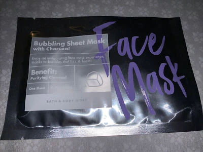 Máscara de sábanas burbujeantes con carbón Bath & Body Works Foto 1 de 3