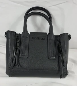 Madden NYC Handtasche Umhängetasche Mini schwarz Kieselleder Magnetverschluss - Bild 1 von 22