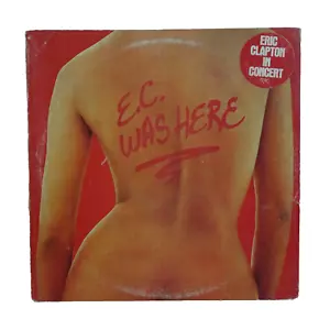 ERIC CLAPTON - EC WAS HERE - ORIGINAL 1975 - RSO LABEL ROCK VINYL LP EX/VG - Picture 1 of 9