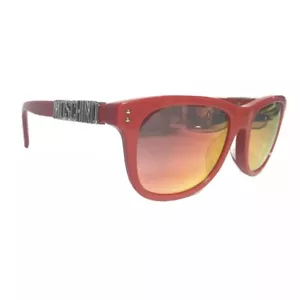 MOSCHINO MOS003 C9AUZ Polarized Square Reflective Sunglasses Red 53mm MSRP $250 - Picture 1 of 7