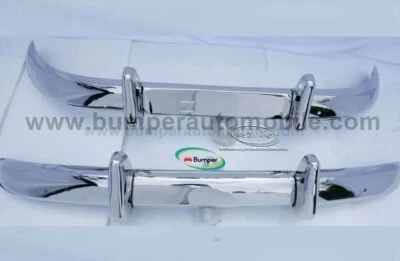 Parachoques tipo UE Volvo PV 544 pulido como cromo nuevo Foto 1 de 4