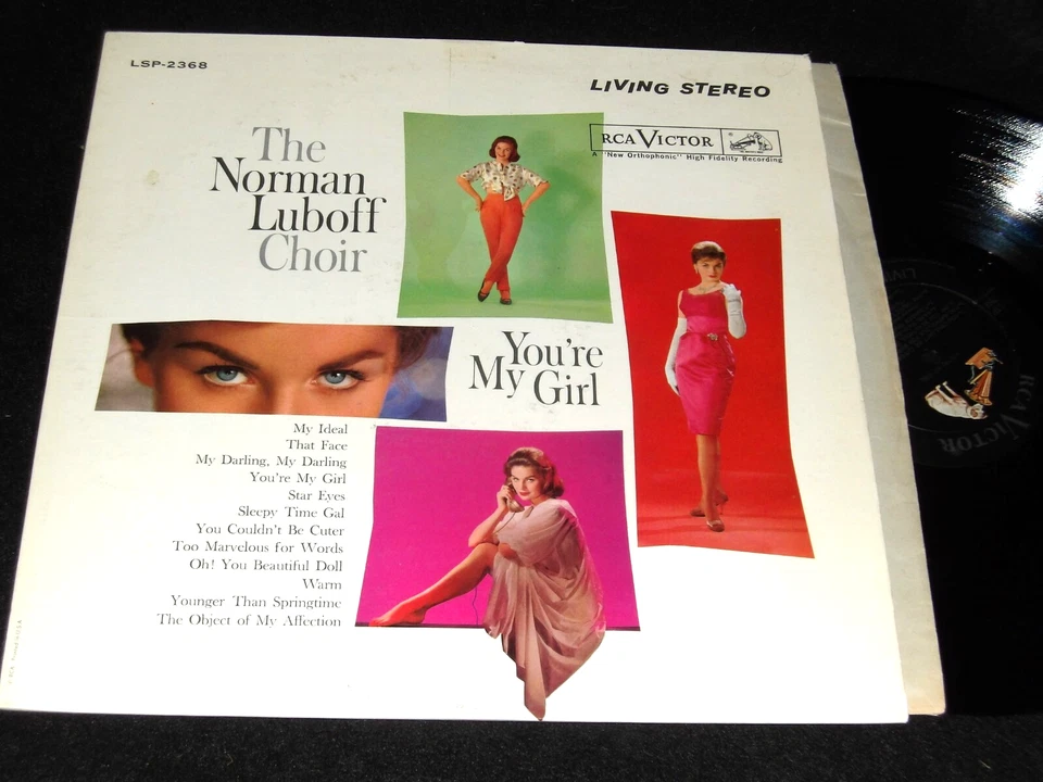 Wonderful CHEEESECAKE Cover Lp 1961 YOU'RE MY GIRL The Norman Luboff Choir STERO Foto 1 de 1