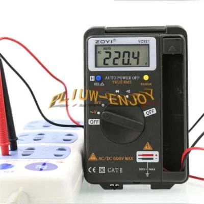 1x Mini DMM integriertes Handgerät Taschen Digital Frequenz Multimeter VC921 - Bild 1 von 3