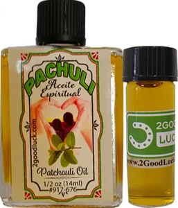 Patchouli, Spiritual Oil  With 1 Dram Perfume Set / Aceite Espiritual Perfumado - Picture 1 of 1