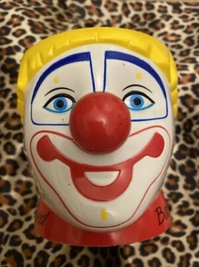 Vintage Ringling Bros And Barnum Bailey Circus Clown Plastic Mug Cup 12oz - Picture 1 of 4