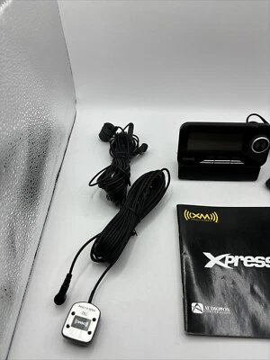 Receptor de radio satelital Audiovox XM con base 136-4458 en estado de funcionamiento Foto 1 de 4