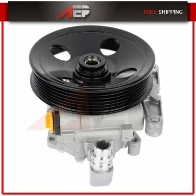 Fits 2002-2005 Mercedes-Benz C320 Power Steering Pump W/ Pully High Quality - Image 1 of 4
