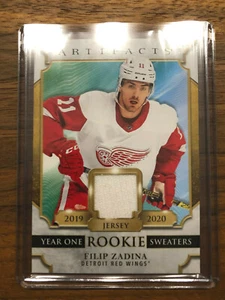2020-21 Upper Deck Artifacts Year One Rookie Sweaters Filip Zadina - Detroit RW - Bild 1 von 2