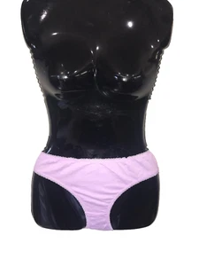 Secret Treasures Purple Sissy Bikini Panty Cotton Poly Underwear Size Medium - Picture 1 of 3