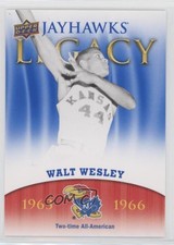 2013 Upper Deck University of Kansas Jayhawks Legacy Walt Wesley #JL-11