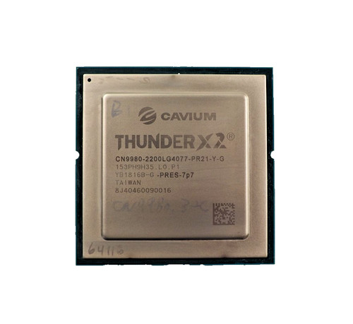 Cavium Marvel ThunderX2 CN9980-2200LG40770PR21-Y-G 32-Core 2.10GHz ARM ...