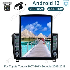 Para Toyota Tundra Sequoia 2007-2013 9.7" Android 13 Carplay Radio GPS WIFI BT - Imagen 1 de 20