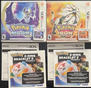 Pokemon Sonne und Mond (Nintendo 3DS, 2016) CIB Komplett Getestet Funktioniert Bundle Lot - Bild 1 von 4