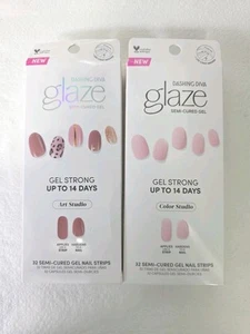 2 Stück Konvolut Dashing Diva Glaze je 34 HALBGEHÄRTETE GEL Nagelstreifen - Bild 1 von 4