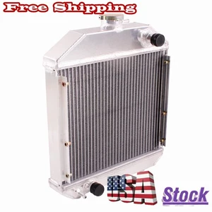 2Row Aluminum Radiator For Yanmar YM240 YM2000 YM1700 Tractor Model 124460-44501 - Picture 1 of 8