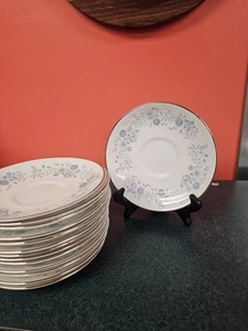 Wedgewood belle fleur china set of 12 saucers 5.5 inches - Picture 1 of 4