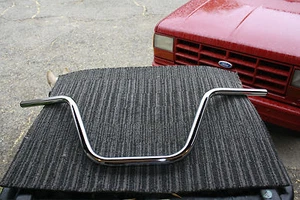 7" MINI Apehangers CHROME 7/8" mini apes ape hanger bars 22mm  Handlebars bobber - Picture 1 of 6