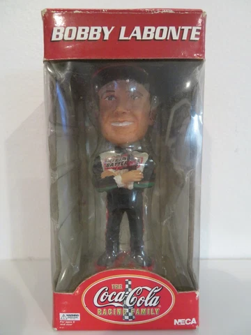 Bobby Labonte Coca Cola Coke Bobble Head Nascar Racing #18 Boxed 2002 Cover